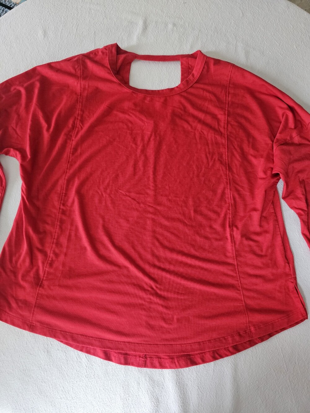 all in motion Red Long Sleeve Crewneck Top Size L